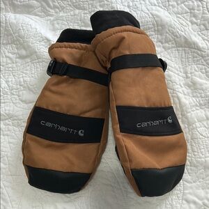 Carhartt Brown and Black Mittens